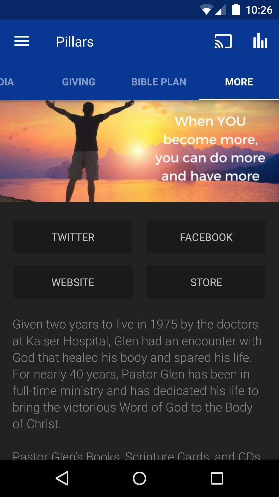 Pillars of Faith Christian | Indus Appstore | Screenshot