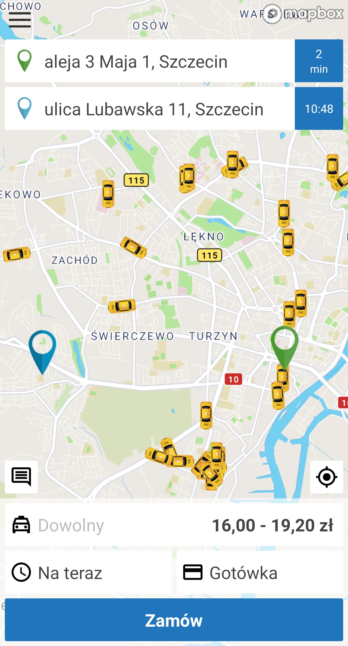 ZTP Radio Taxi Szczecin | Indus Appstore | Screenshot