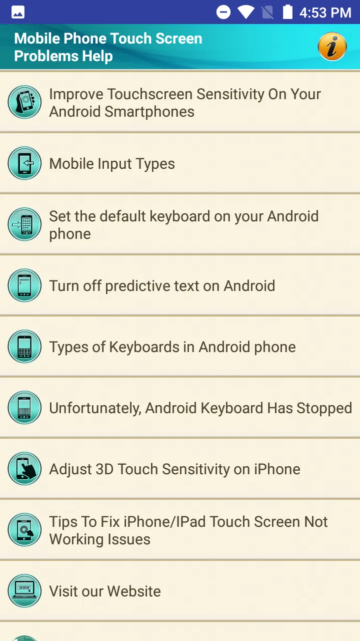 Mobile Phone Touch Screen Prob | Indus Appstore | Screenshot