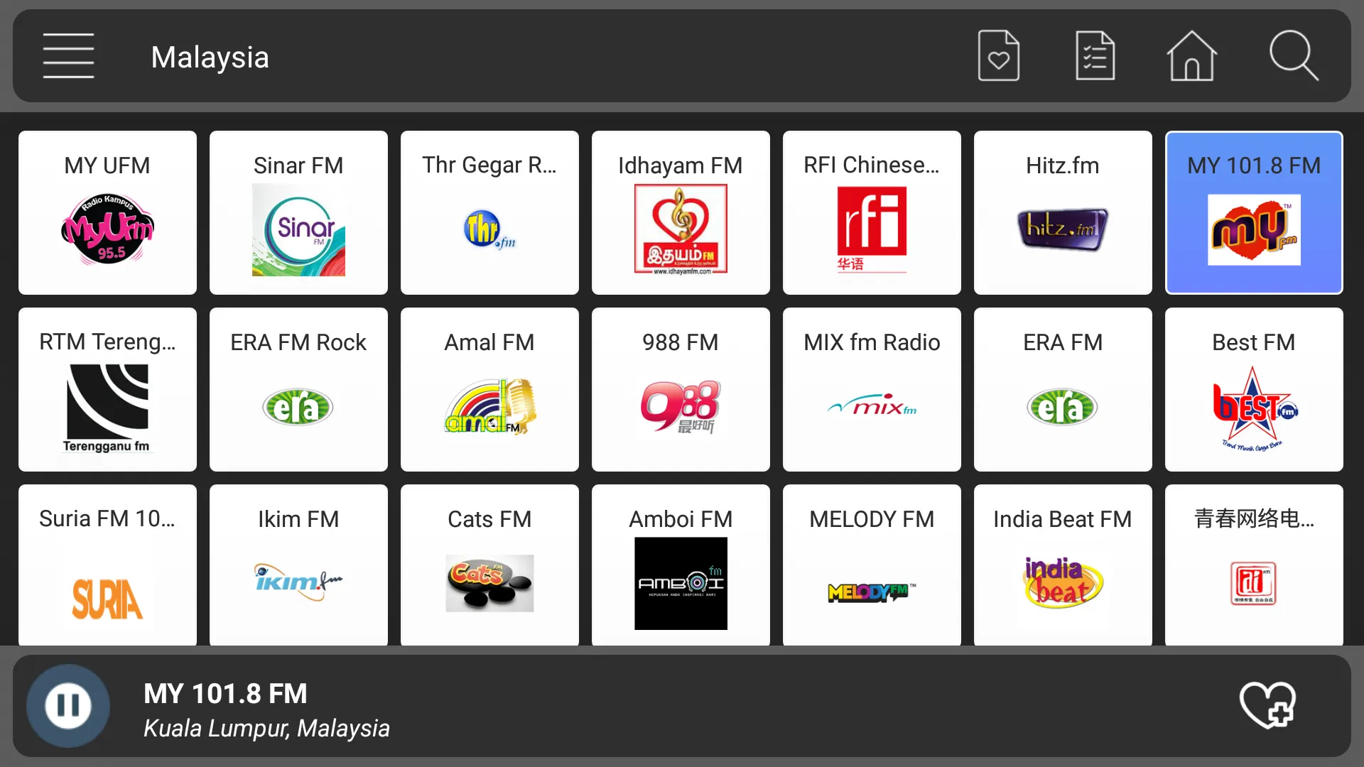 Radio Malaysia Online - Am Fm | Indus Appstore | Screenshot