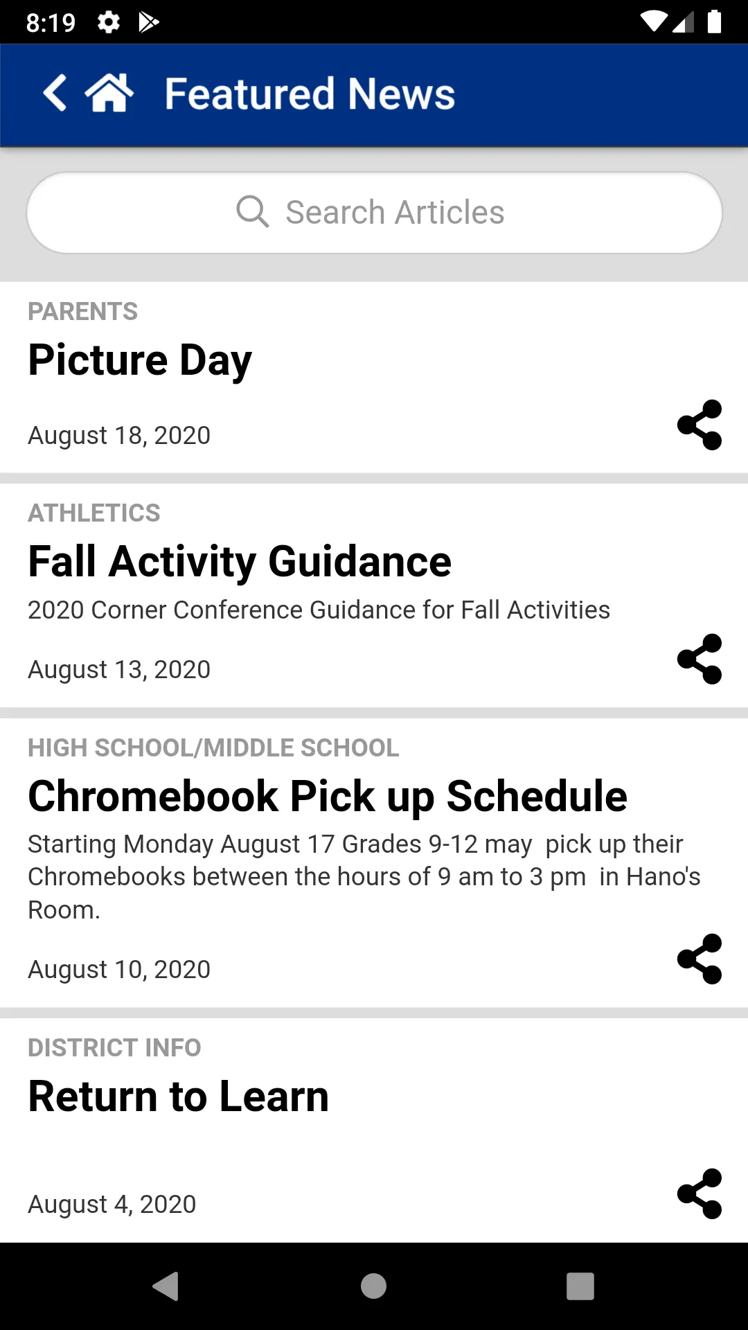 Griswold Community Schools | Indus Appstore | Screenshot