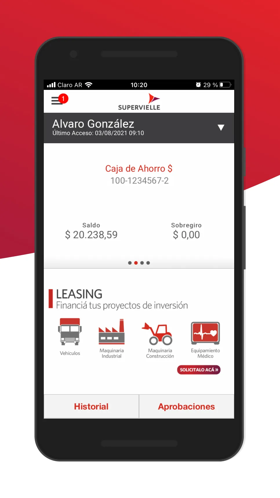 Supervielle Empresas | Indus Appstore | Screenshot