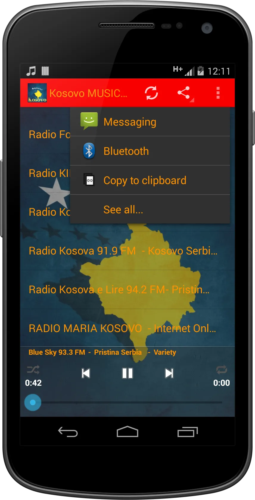 Kosovo MUSIC Radio | Indus Appstore | Screenshot