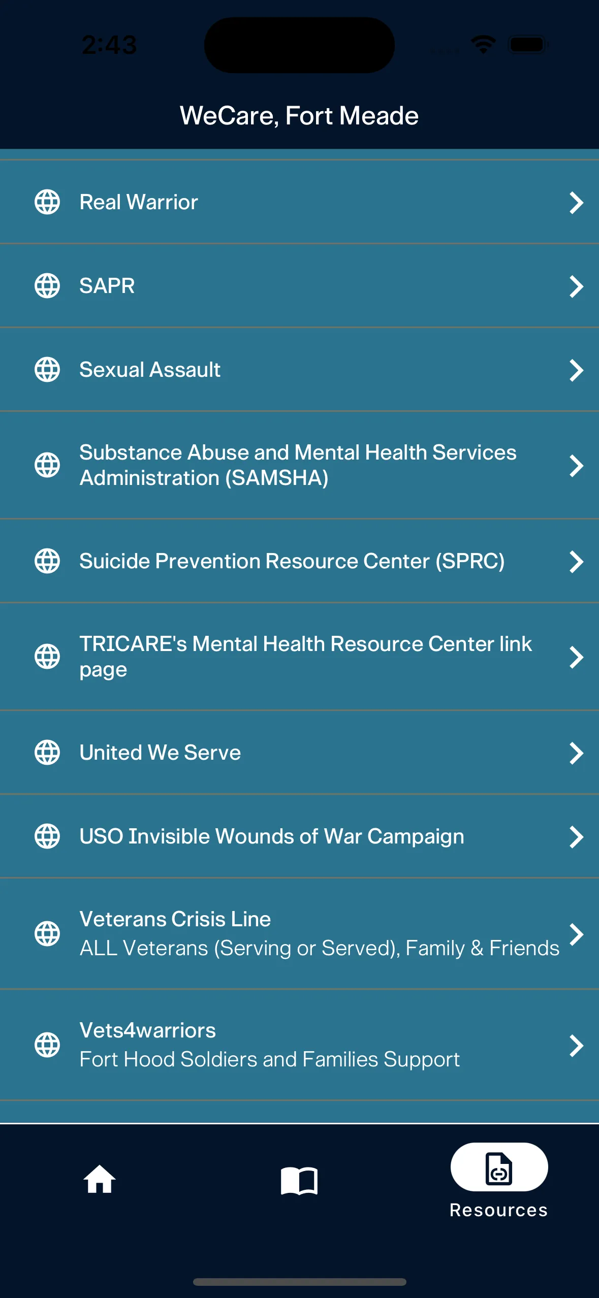 WeCare, Fort Meade | Indus Appstore | Screenshot