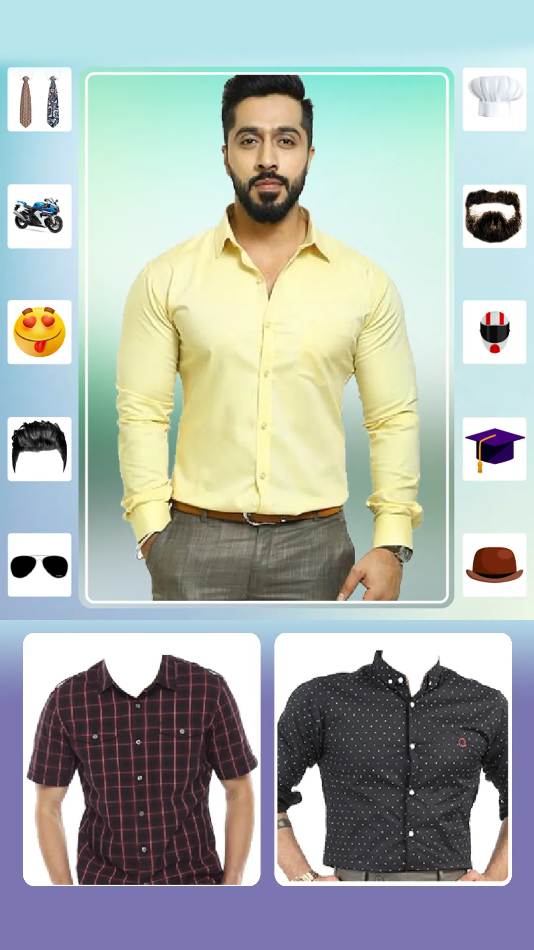 Men Formal Shirt Photo Editor | Indus Appstore | Screenshot