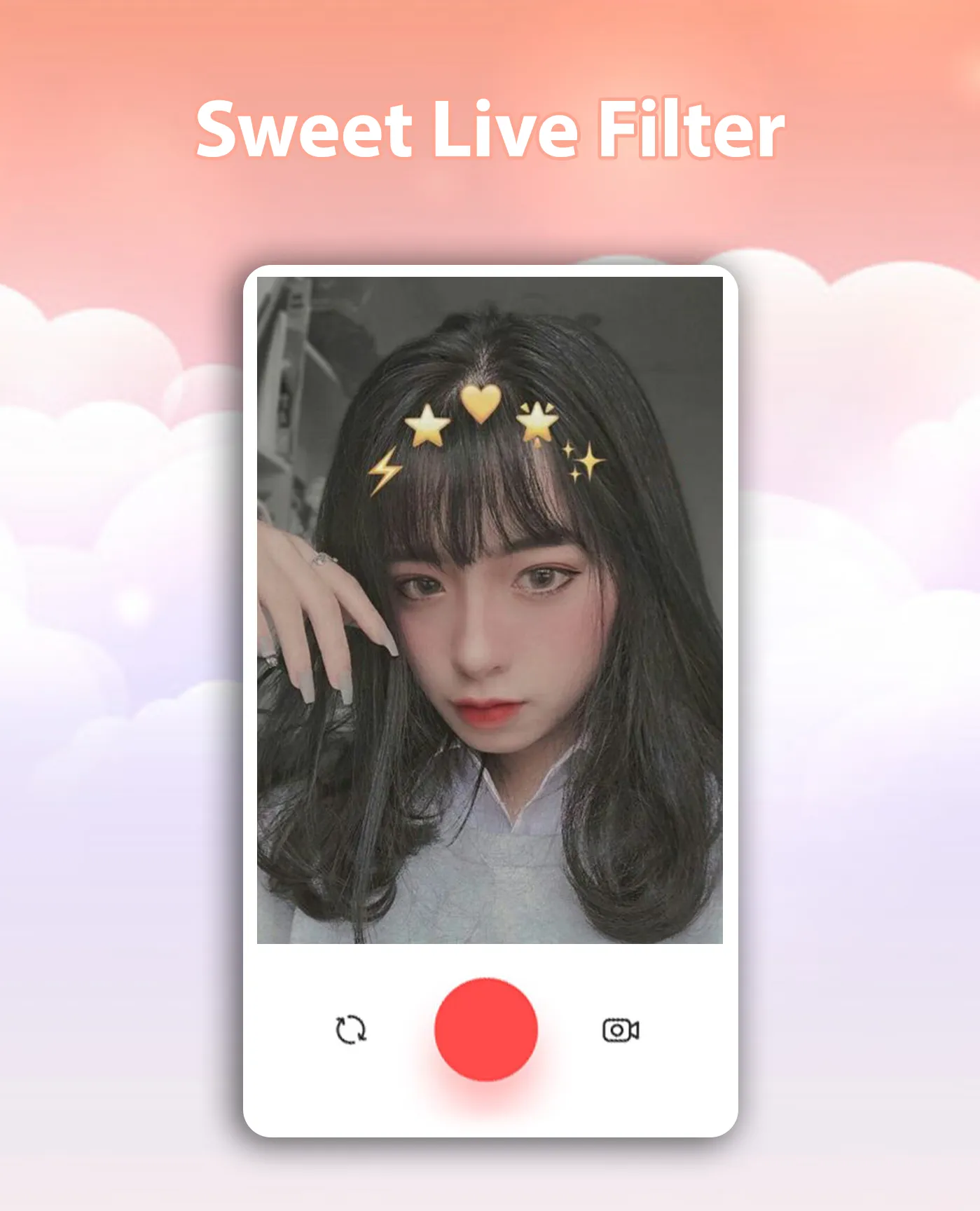 Sweet Live Filter Face Camera | Indus Appstore | Screenshot