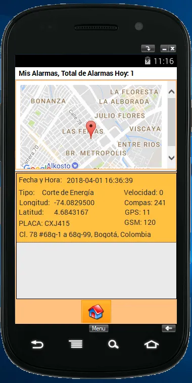 ITrack EagleEye Mobile | Indus Appstore | Screenshot