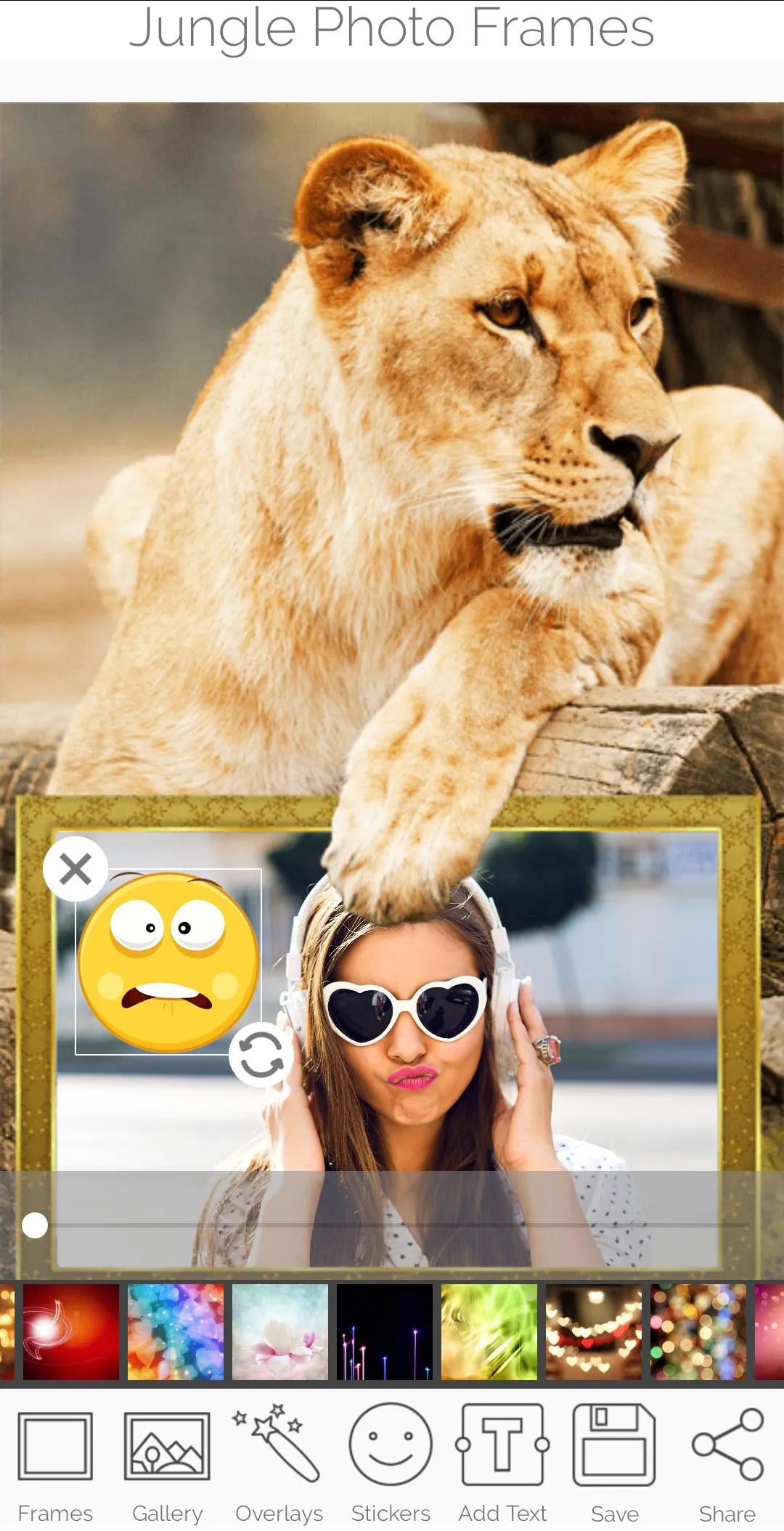 Jungle Photo Frames | Indus Appstore | Screenshot