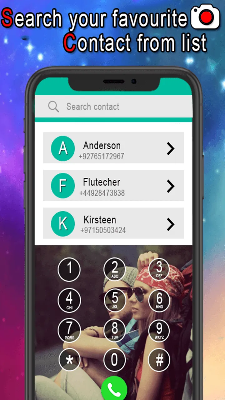 Photo Phone Keyboard Dialer | Indus Appstore | Screenshot