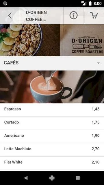 D·Origen Coffee en casa | Indus Appstore | Screenshot