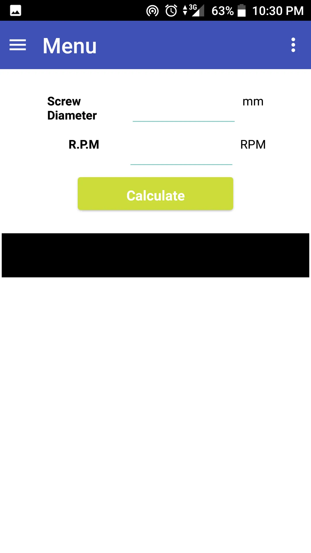 Screw Conveyor Calculator | Indus Appstore | Screenshot