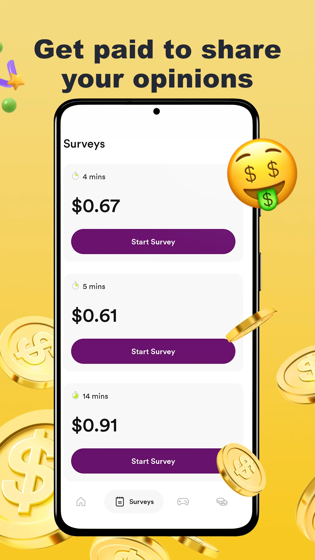Golden Surveys - Make Money | Indus Appstore | Screenshot