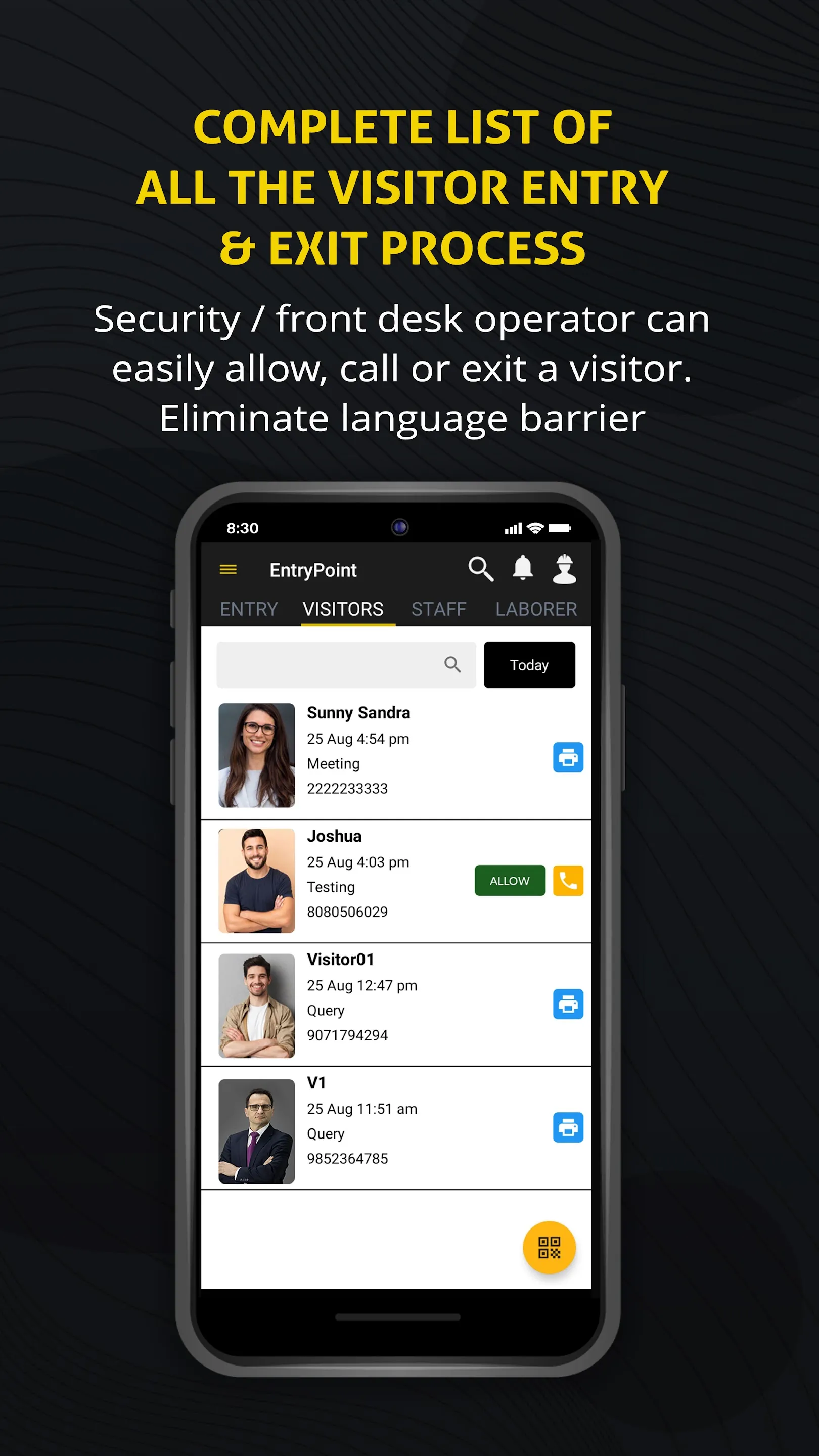 EntryPoint Visitor Management | Indus Appstore | Screenshot