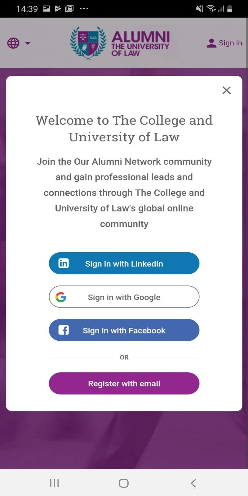 ULAW Alumni | Indus Appstore | Screenshot