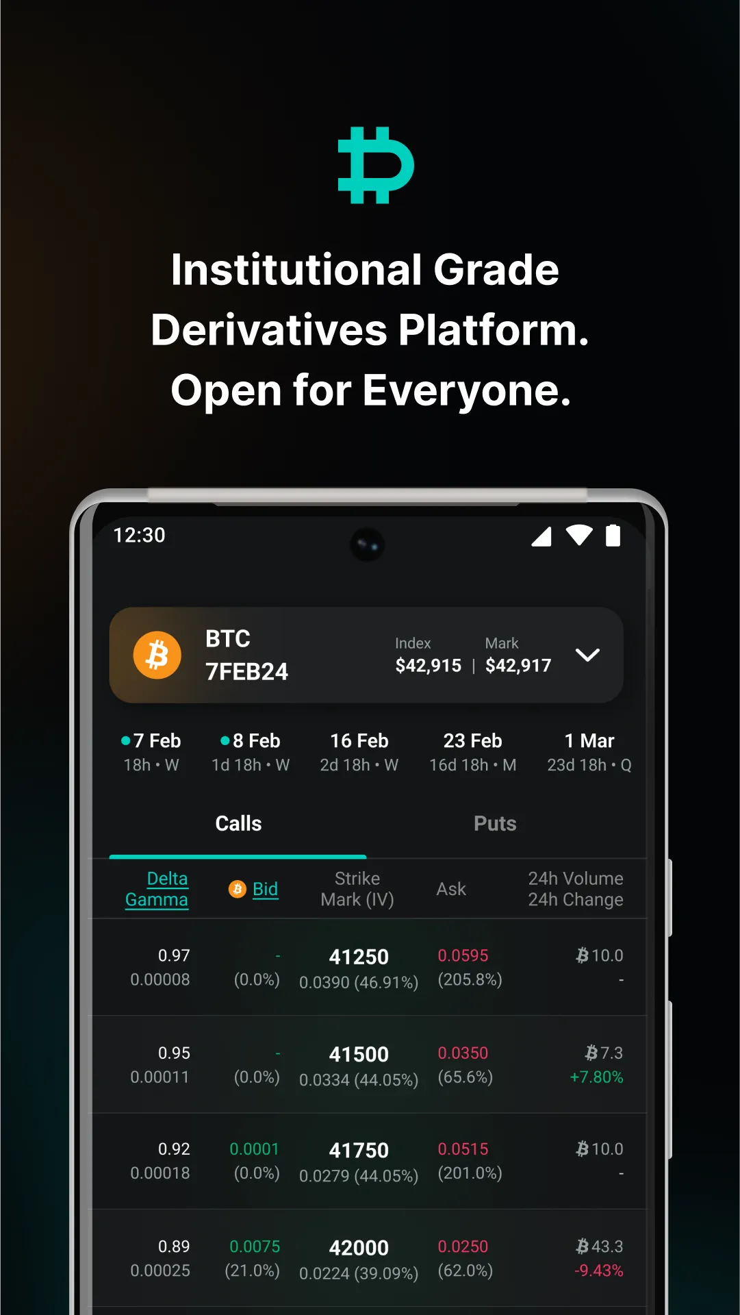 Deribit: BTC Options & Futures | Indus Appstore | Screenshot