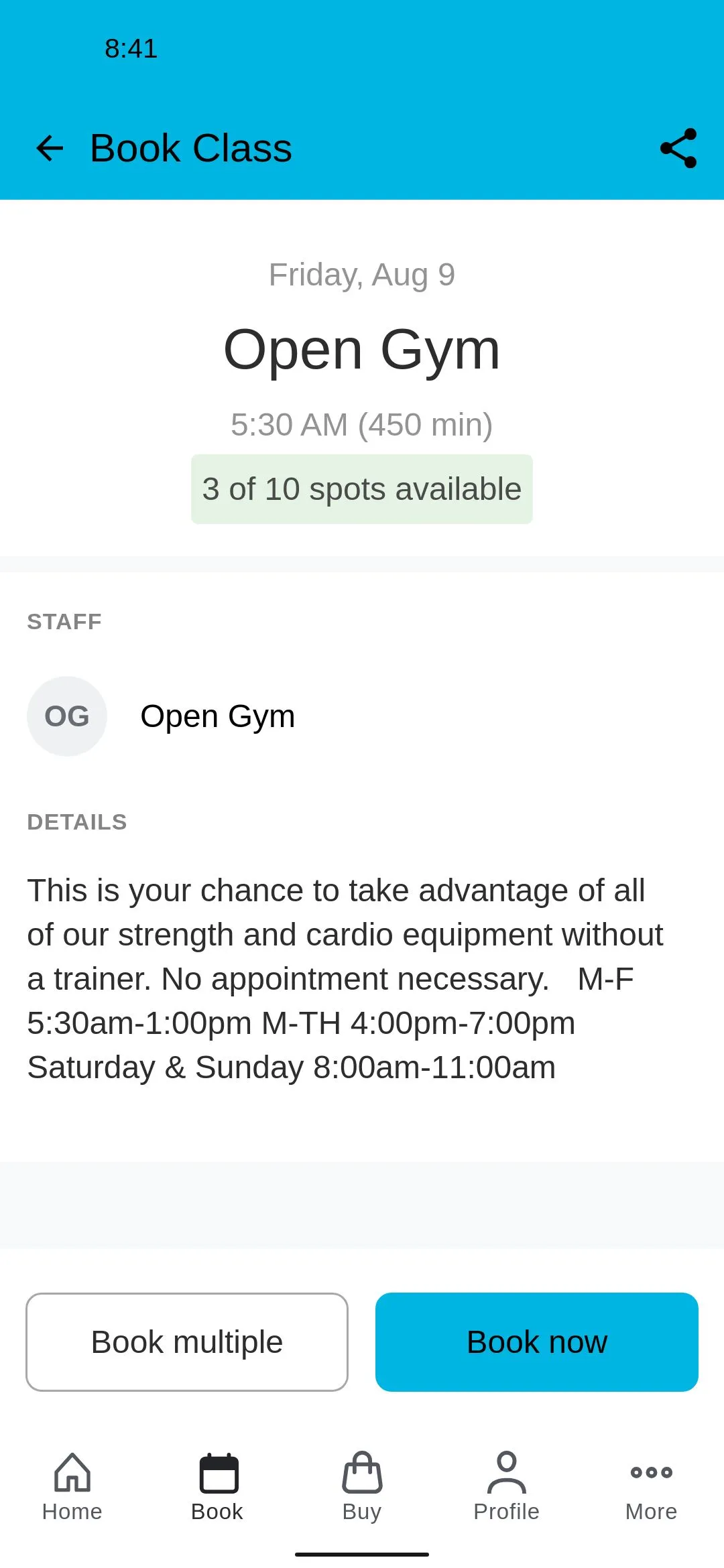 IMPACT Fitness + Training | Indus Appstore | Screenshot