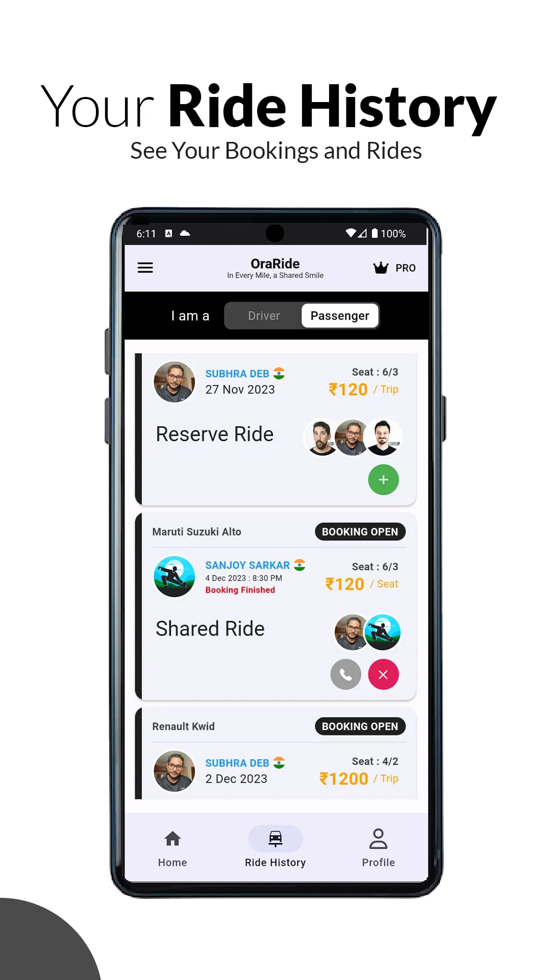 OraRide - Request a ride | Indus Appstore | Screenshot