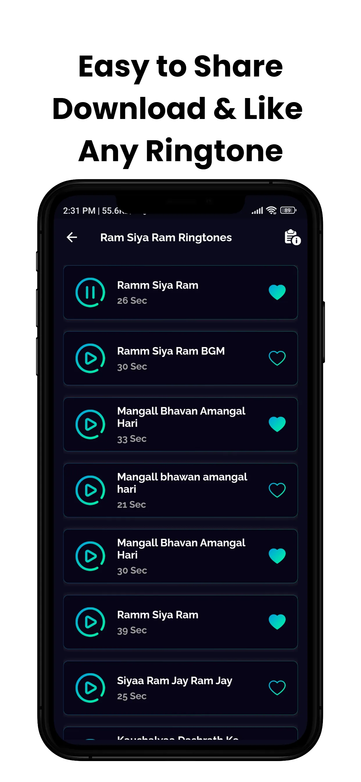 Jai Shree Ram Ringtone श्रीराम | Indus Appstore | Screenshot