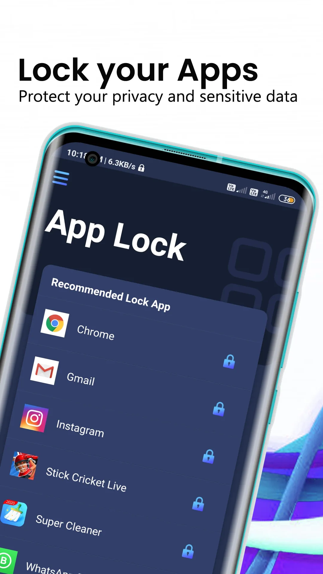 App Lock Fingerprint & Vault | Indus Appstore | Screenshot