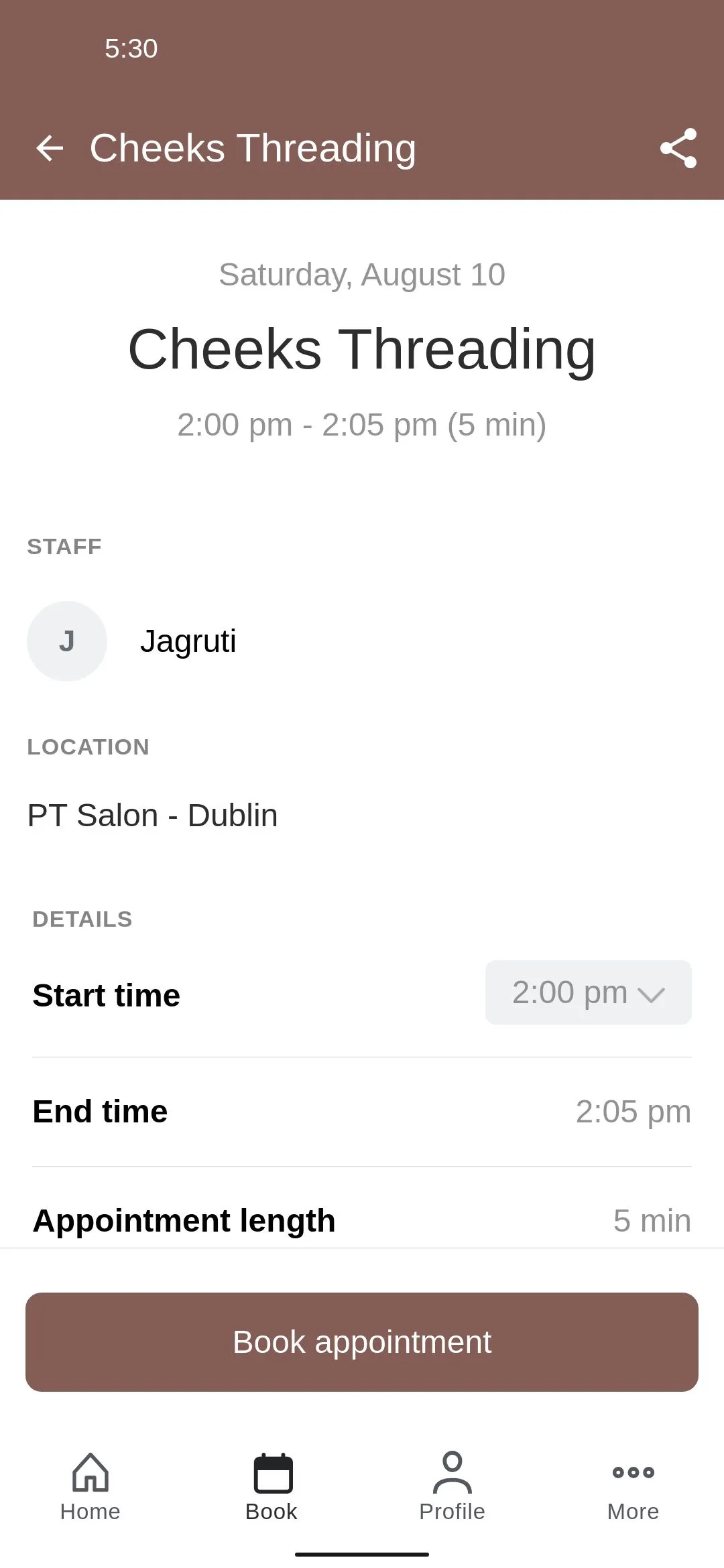 PT Salon | Indus Appstore | Screenshot