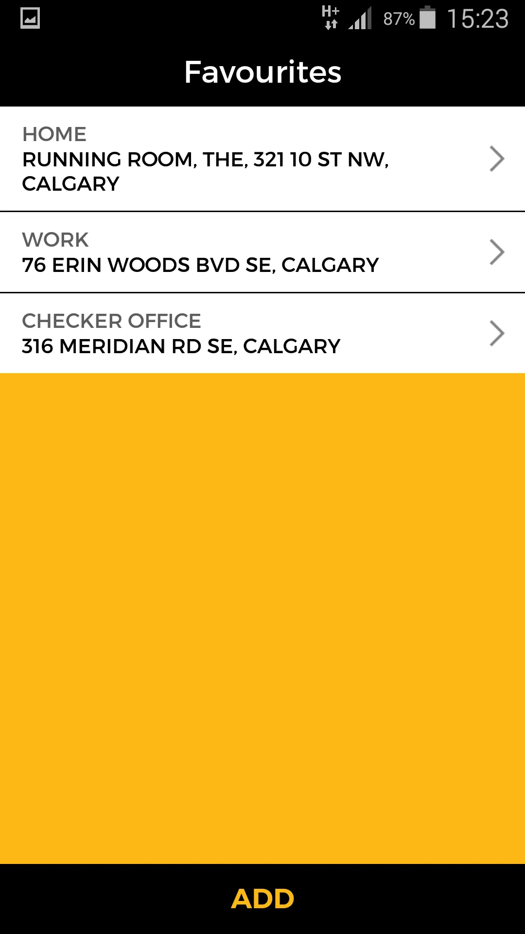 Checker Cabs Calgary | Indus Appstore | Screenshot