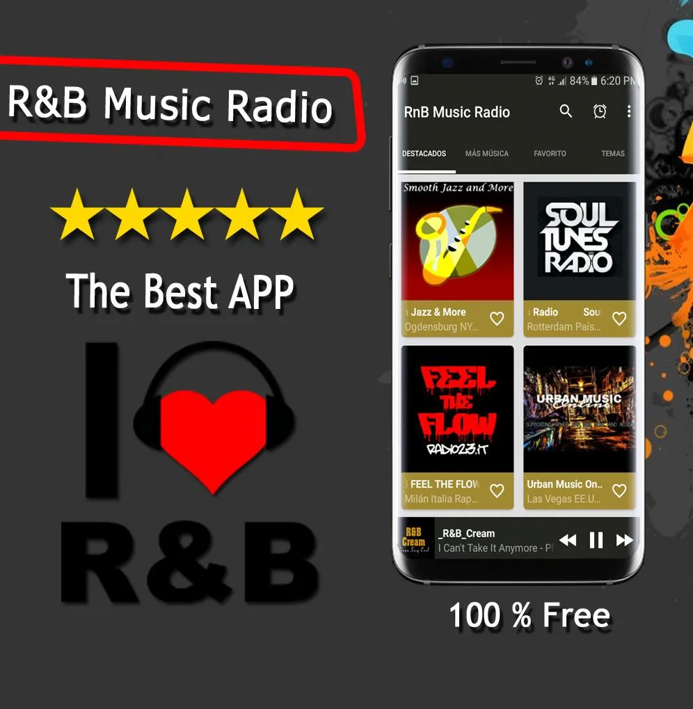 R&B Music Radio | Indus Appstore | Screenshot