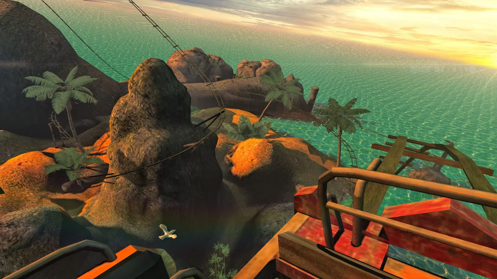 VR Roller Coaster Sunset | Indus Appstore | Screenshot