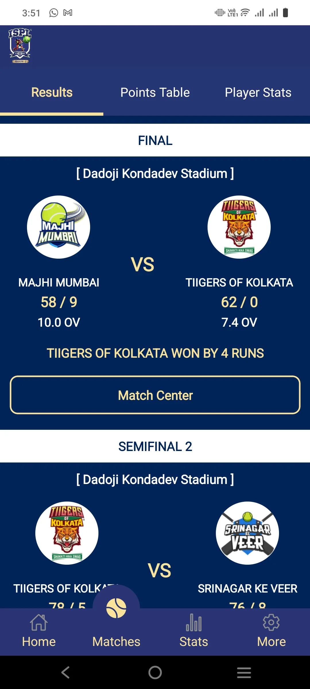 ISPL | Indus Appstore | Screenshot