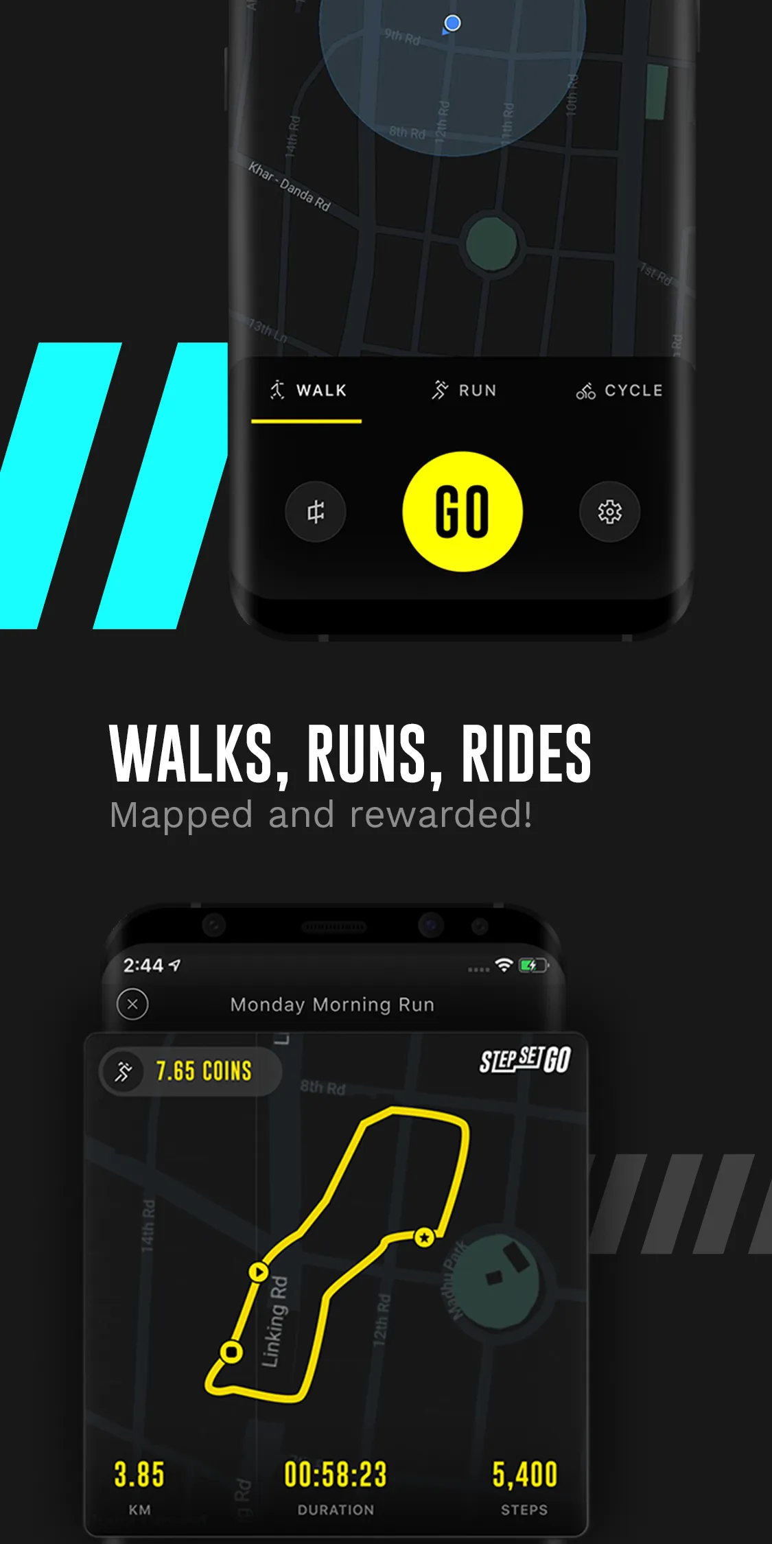 StepSetGo: Step Counter | Indus Appstore | Screenshot