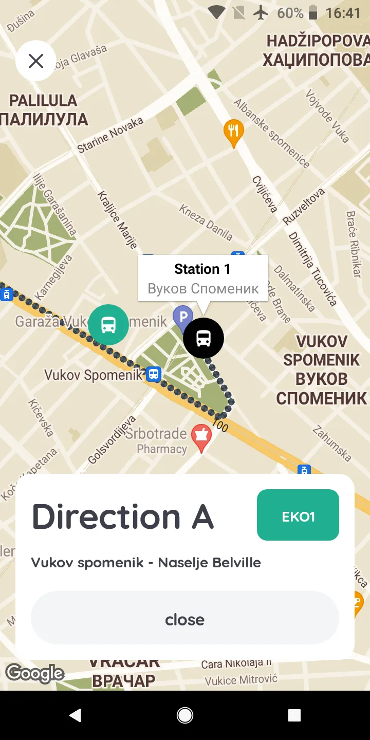 Public Transport Belgrade | Indus Appstore | Screenshot