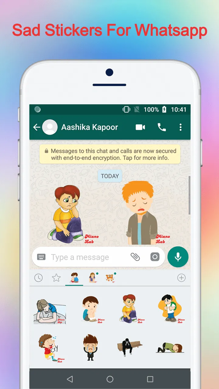 Sad Stickers For Whatsapp | Indus Appstore | Screenshot