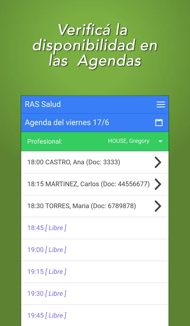 RAS Salud para Recepcionistas | Indus Appstore | Screenshot