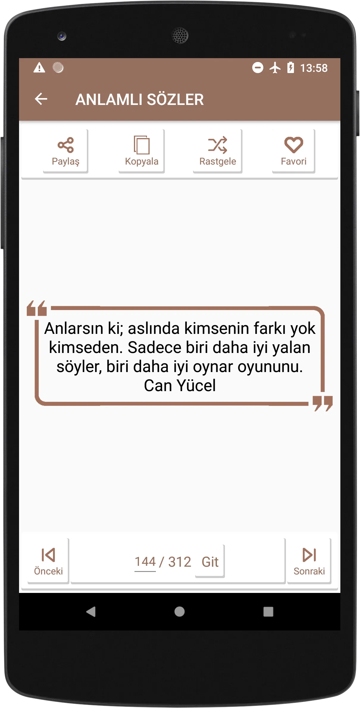 Anlamlı Sözler (2024) | Indus Appstore | Screenshot