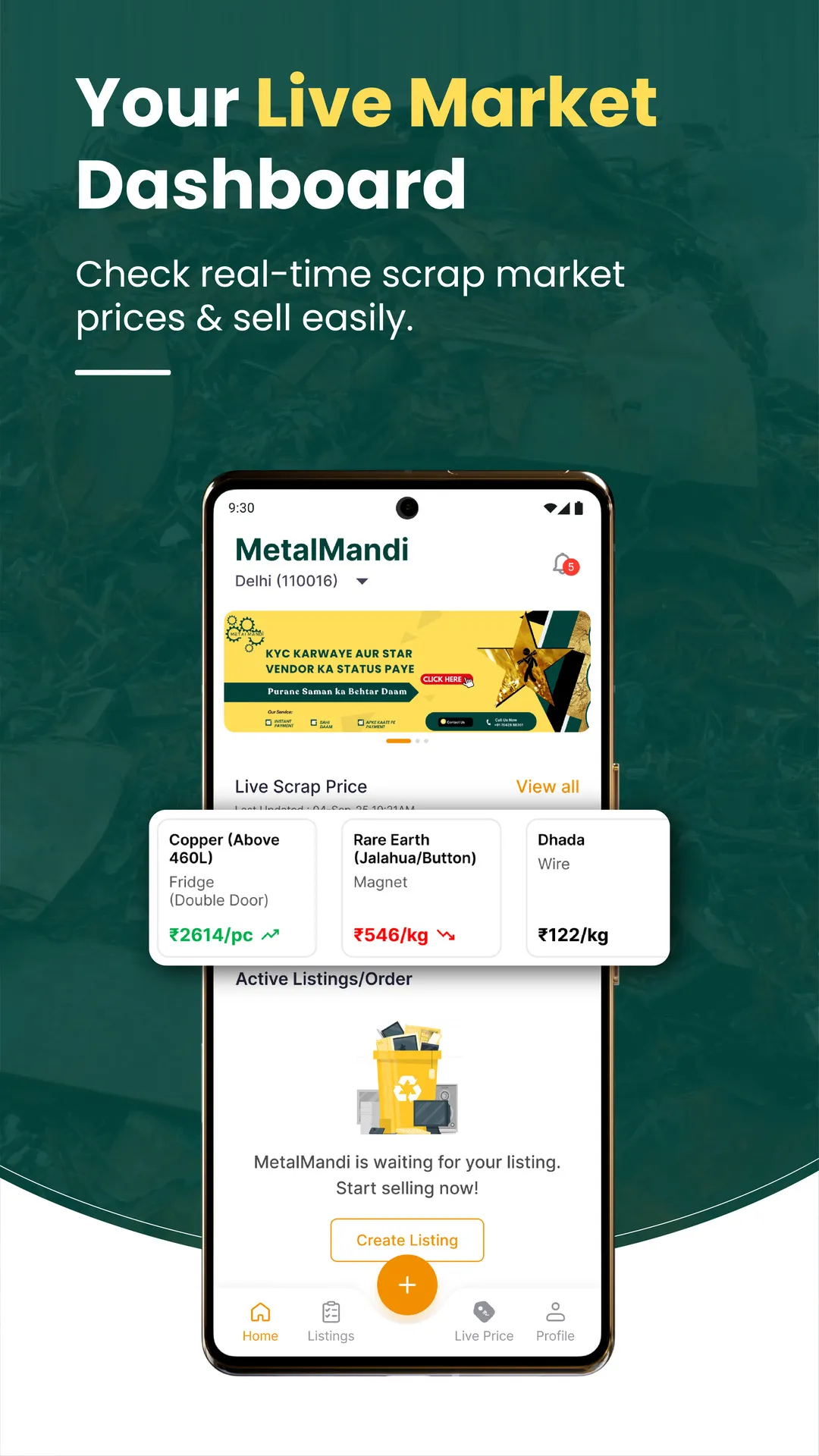 MetalMandi - Sell Scrap Online | Indus Appstore | Screenshot
