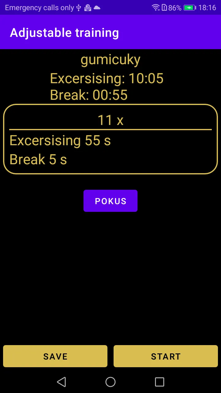 Adjustable training | Indus Appstore | Screenshot