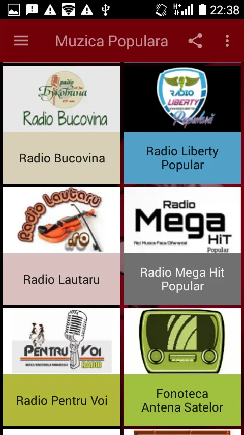 Muzica Populara Radio Live | Indus Appstore | Screenshot