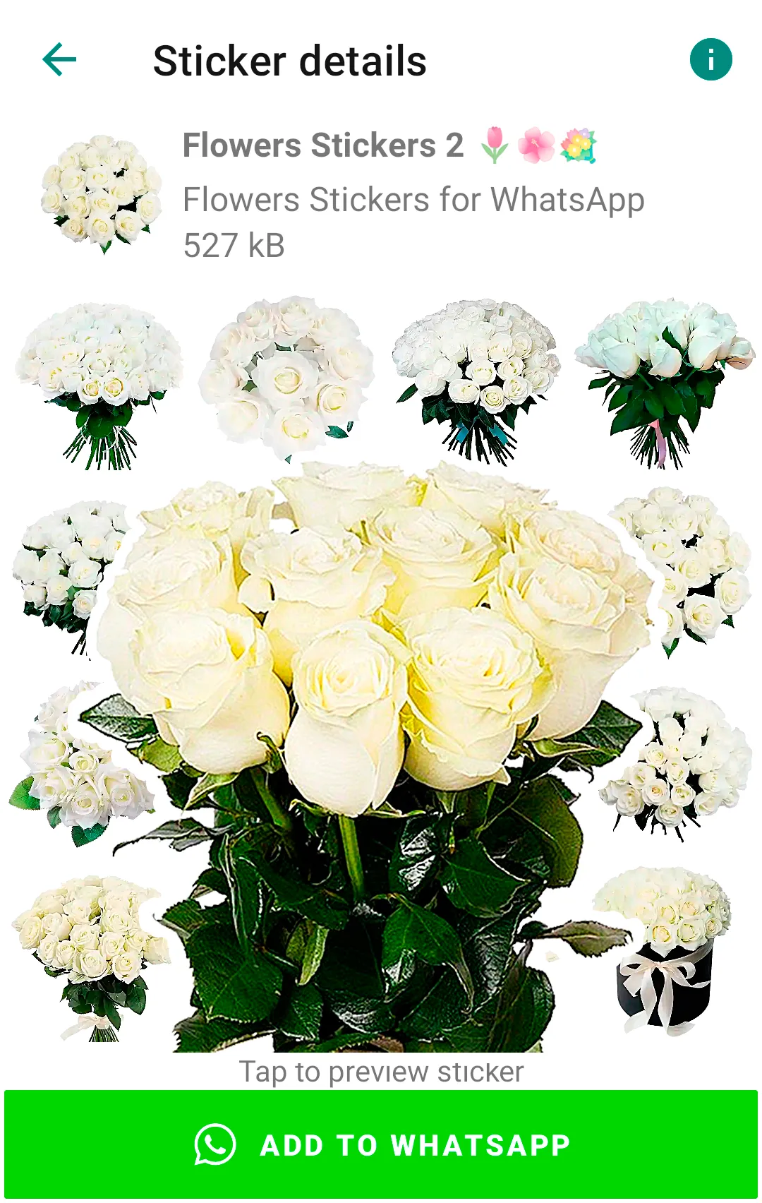 Flowers Stickers for WhatsApp | Indus Appstore | Screenshot