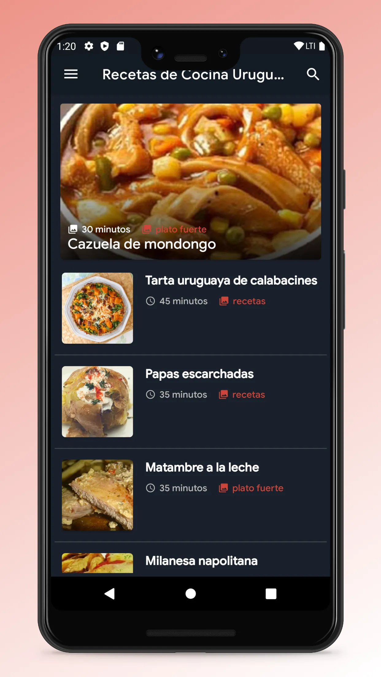 Uruguayan Recipes - Food App | Indus Appstore | Screenshot