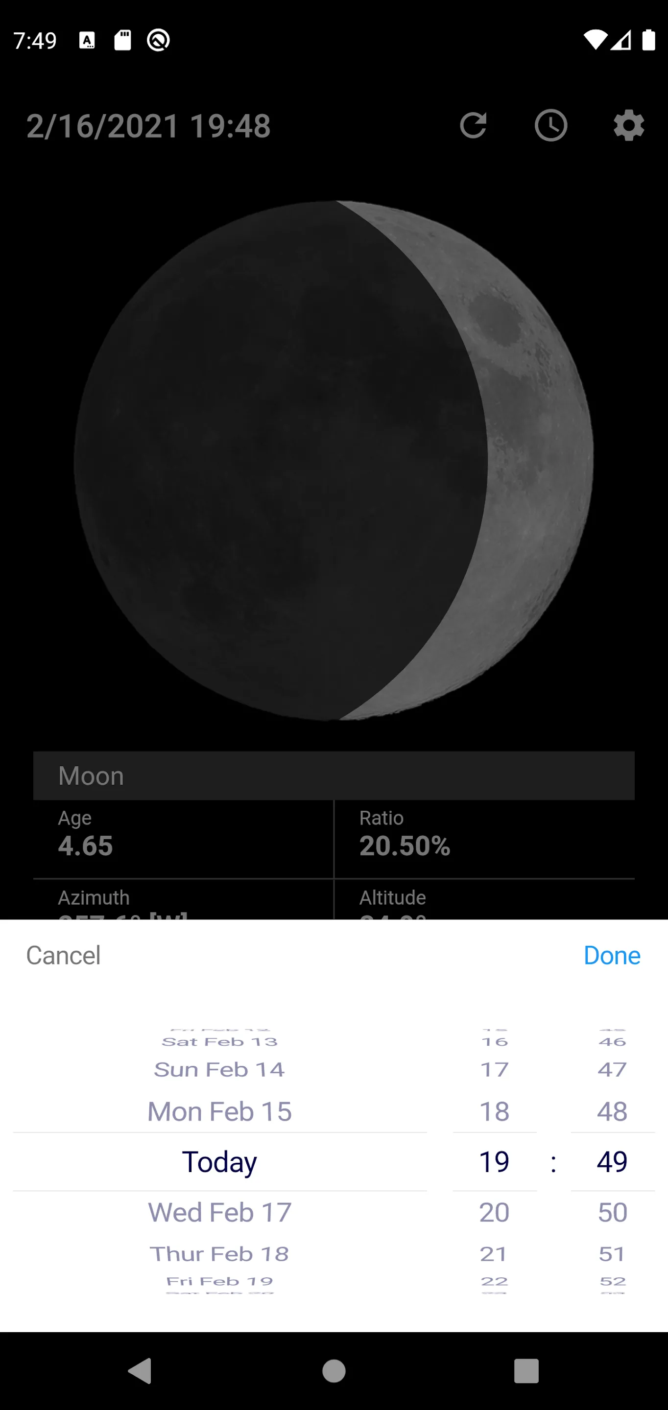 Diana - Moon phase | Indus Appstore | Screenshot