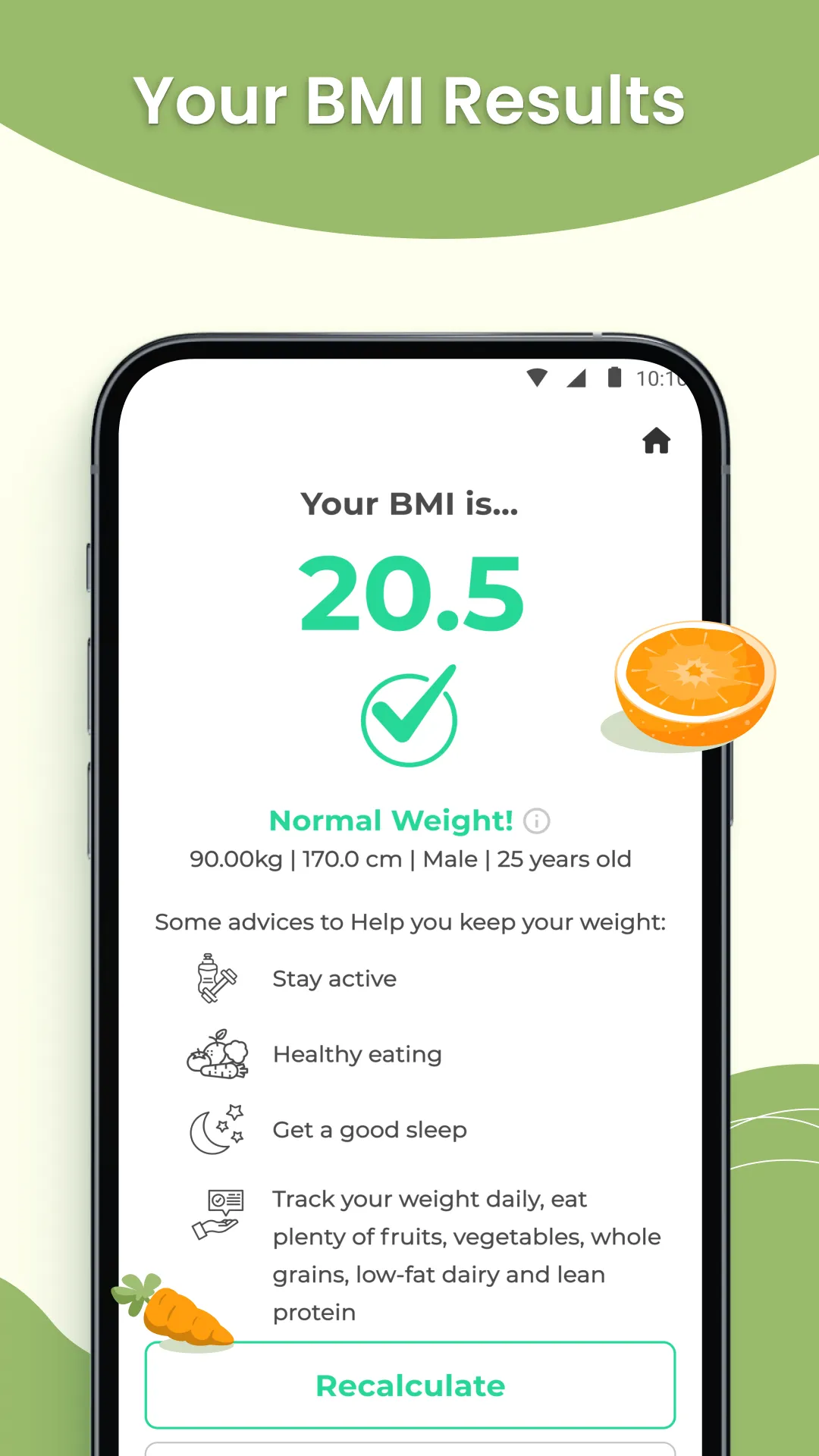 BMI Calculator: Weight Tracker | Indus Appstore | Screenshot