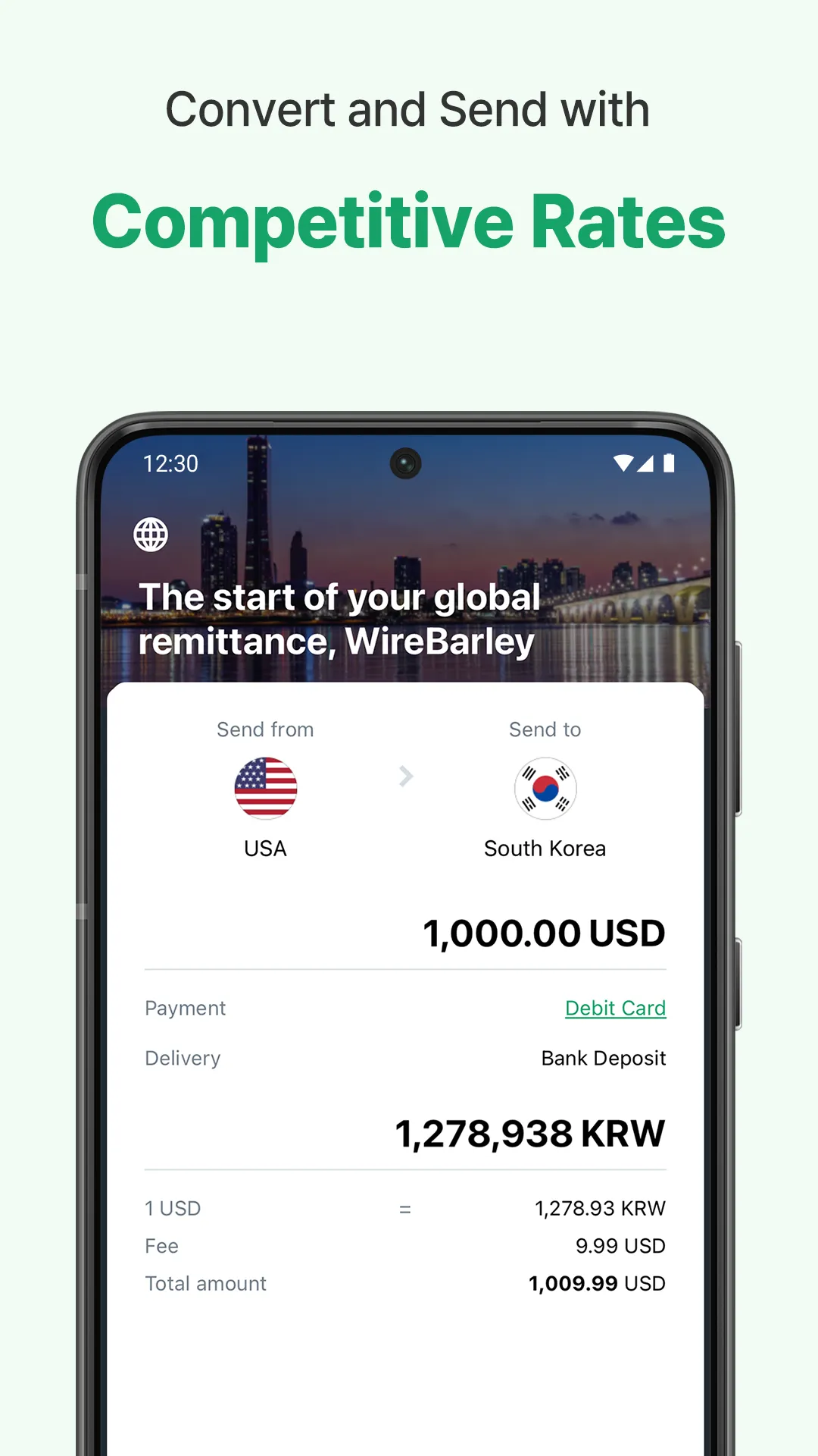 WireBarley Global Remittance | Indus Appstore | Screenshot