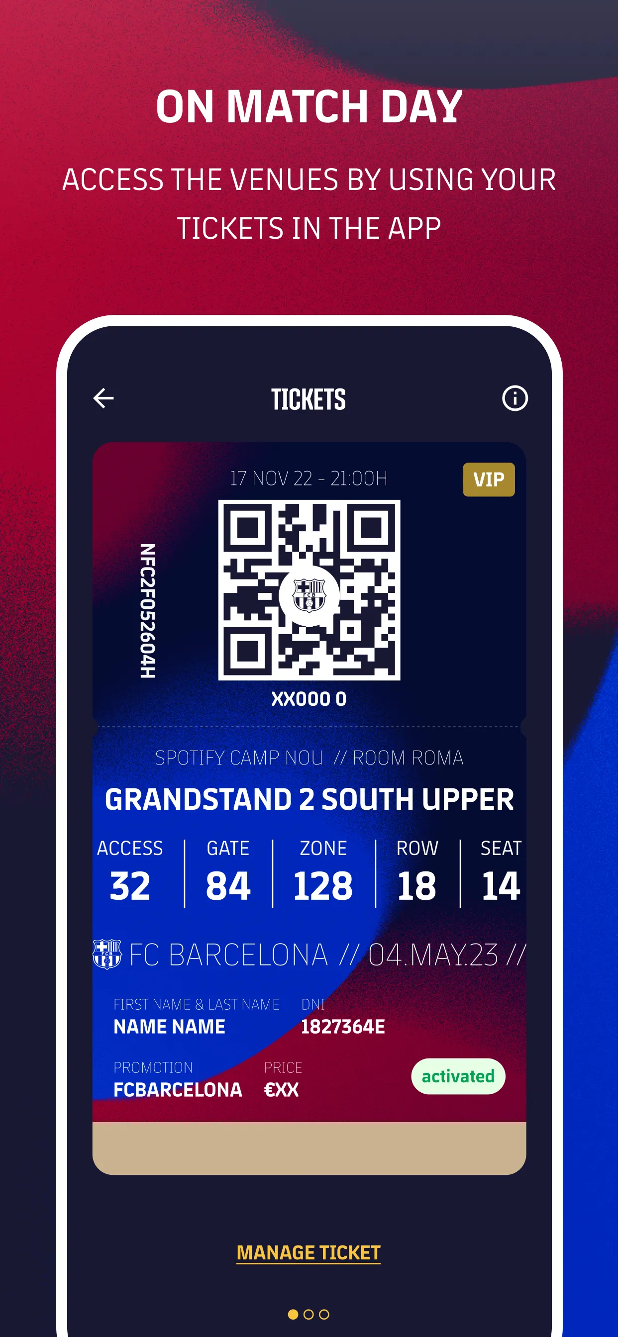 FC Barcelona Tickets | Indus Appstore | Screenshot