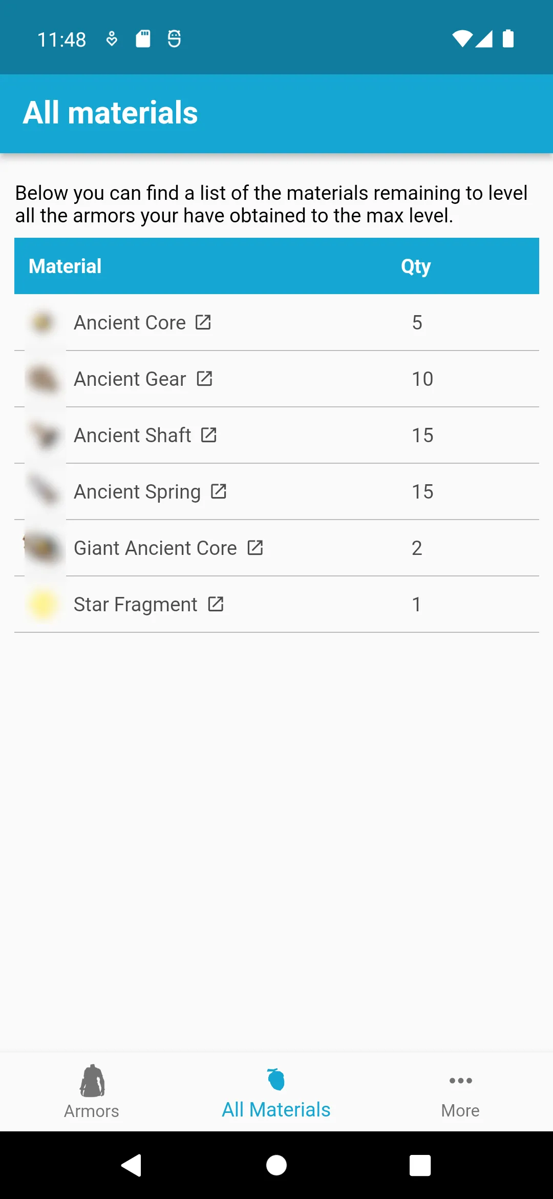 Armor Tracker | Indus Appstore | Screenshot