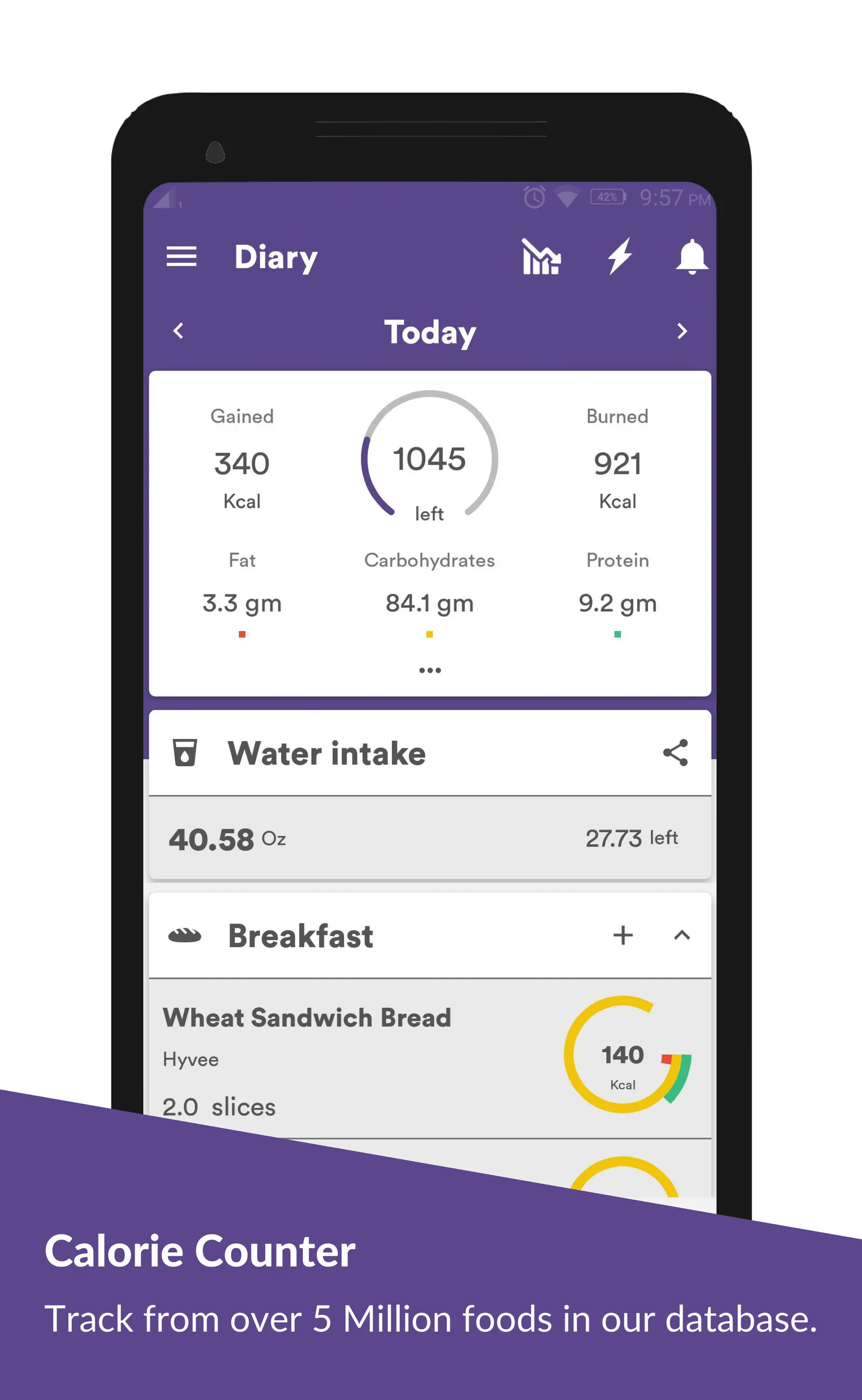 Health Mate - Calorie Counter  | Indus Appstore | Screenshot