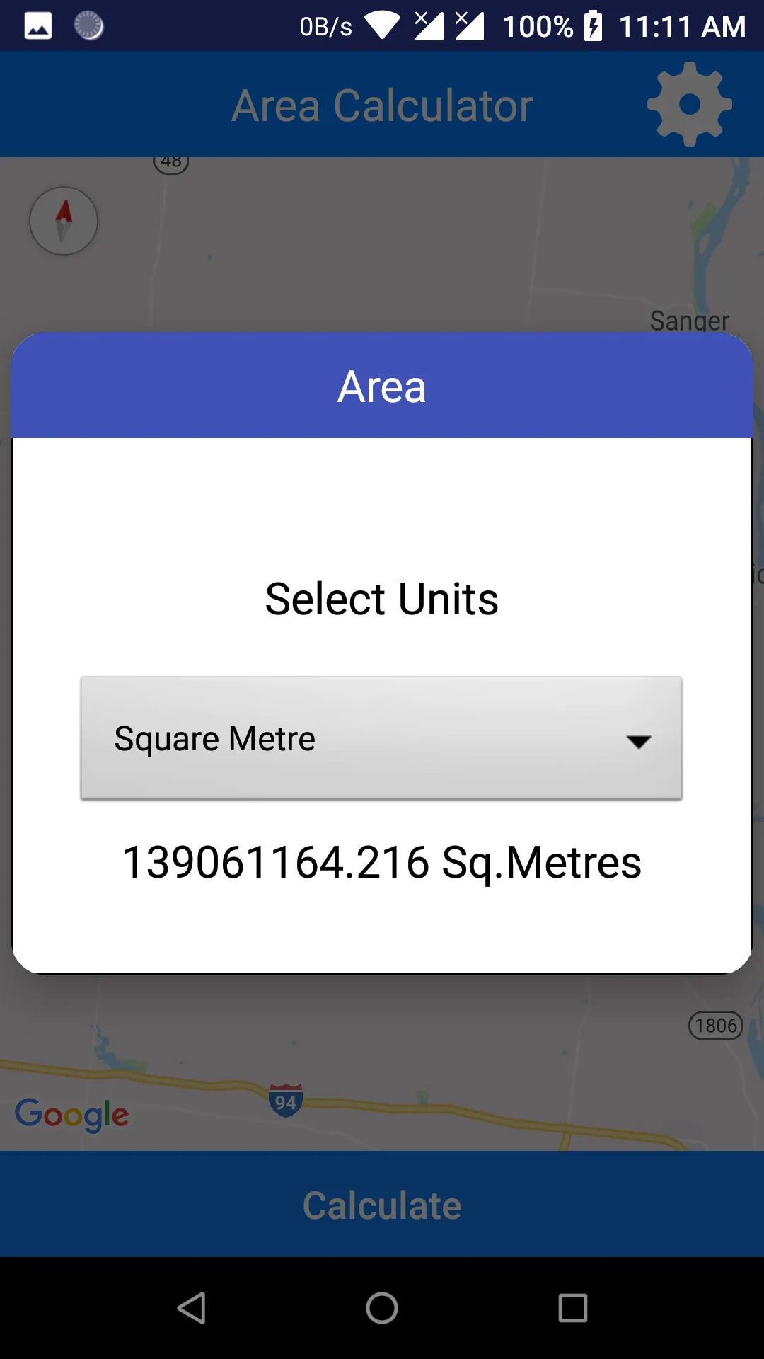 GPS Area Calculator - Measure  | Indus Appstore | Screenshot