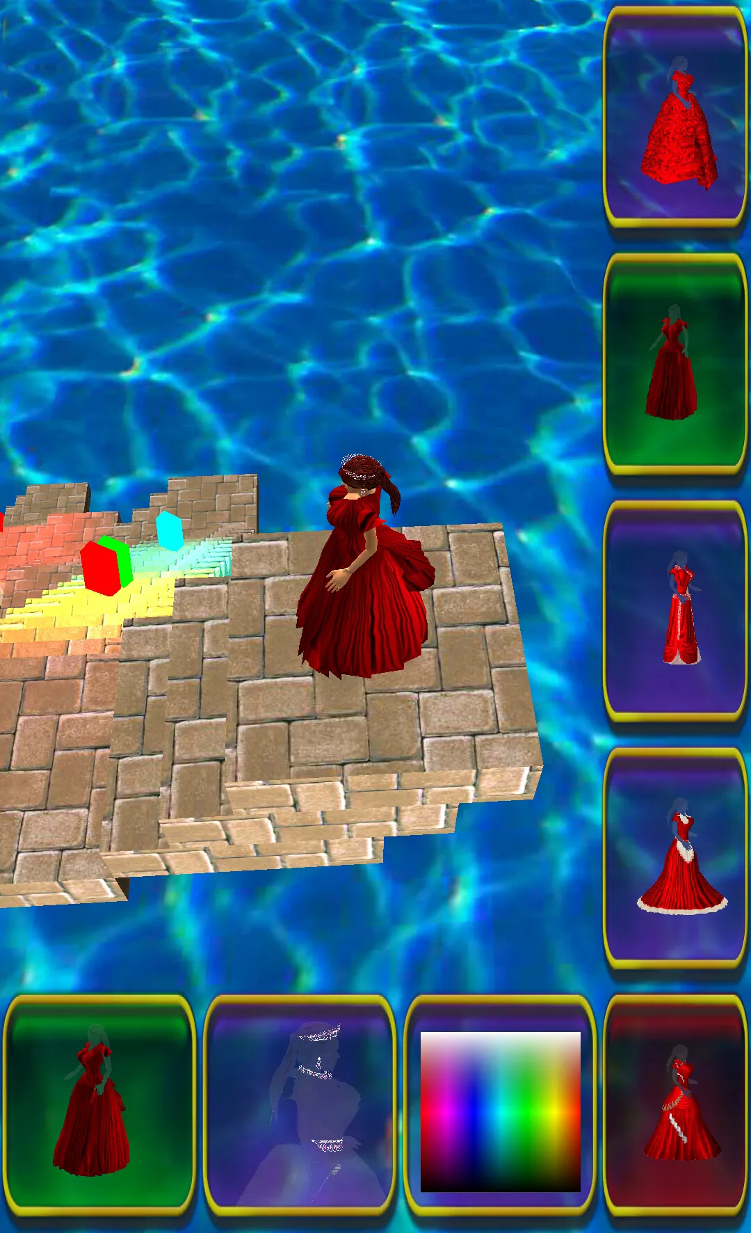 Cinderella 3D. Road to Castle. | Indus Appstore | Screenshot