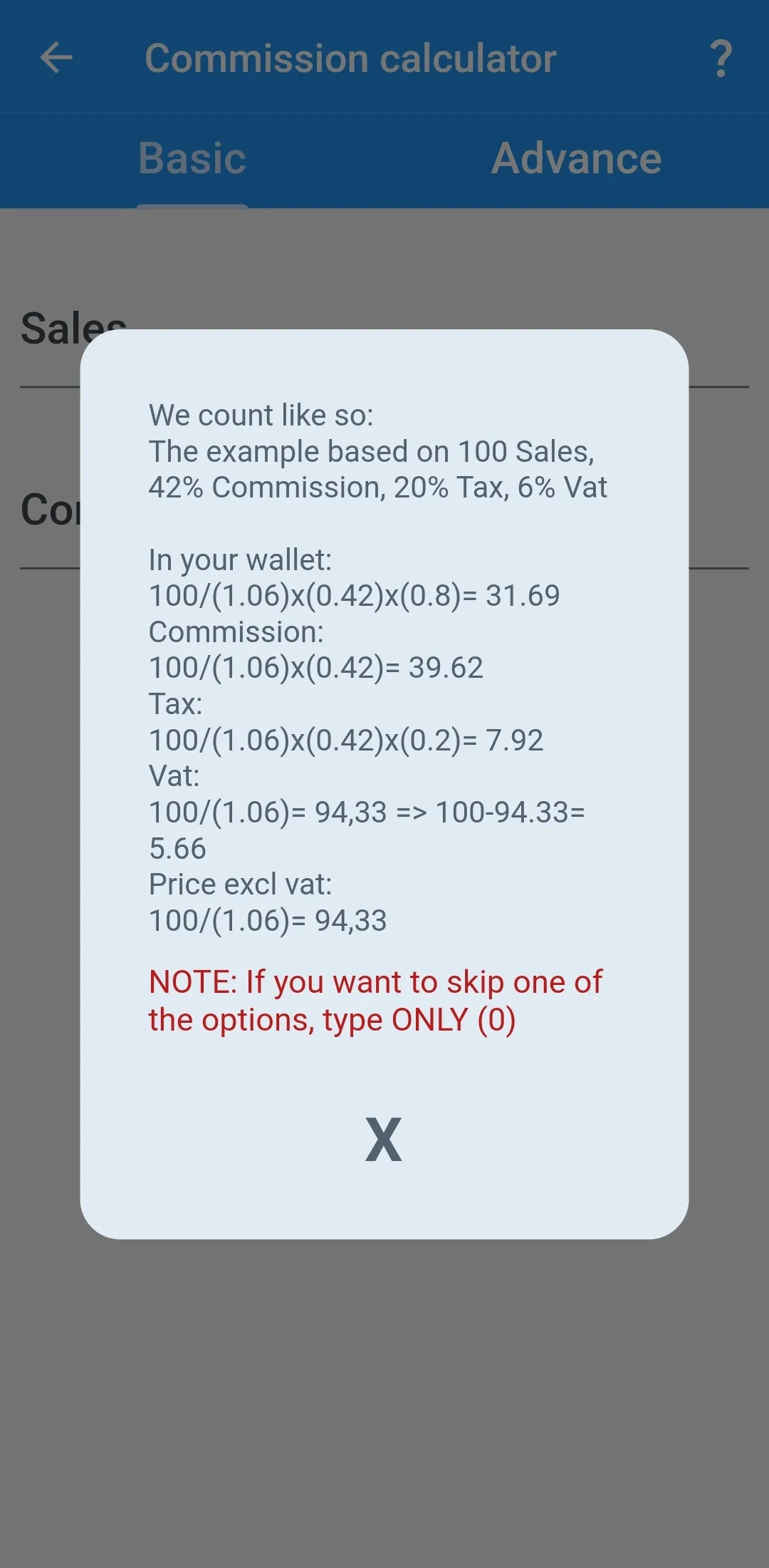 Commission Calculator | Indus Appstore | Screenshot