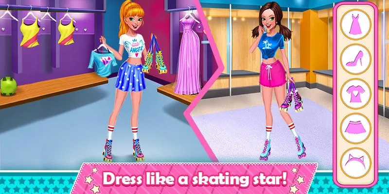 Roller Skating Girl - Street D | Indus Appstore | Screenshot