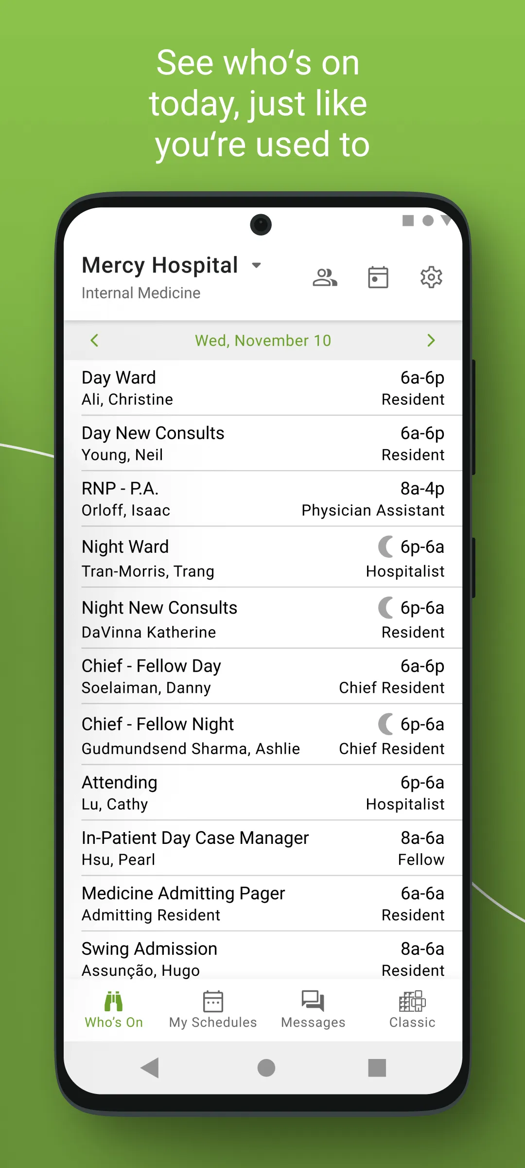 Amion - Physician Calendar | Indus Appstore | Screenshot