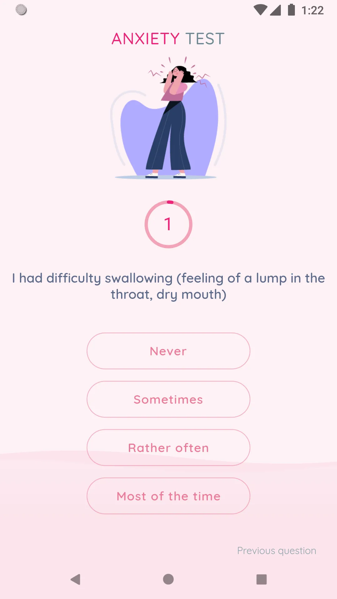 Anxiety Test | Indus Appstore | Screenshot